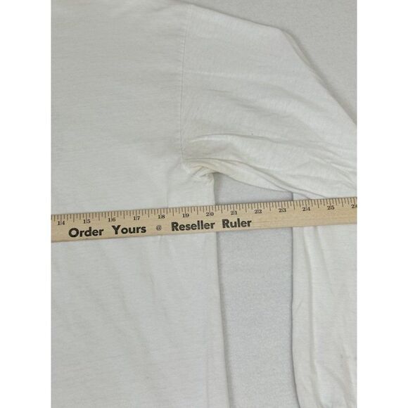 Vintage 1989 Charlie Mitchell Saint Patrick's 5K Run White Large - Picture 10 of 11